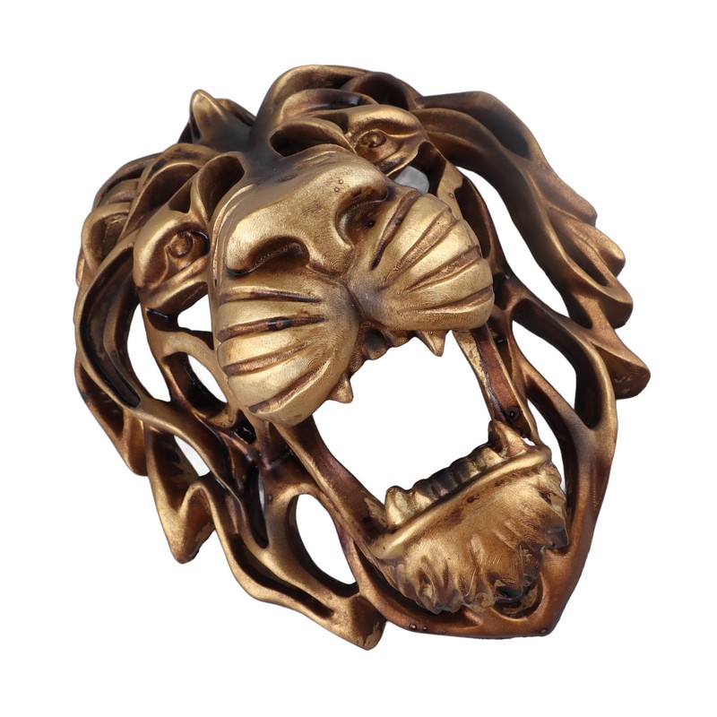 Lion Head Art Wall Decor Resin Vivid Lion Head Wall