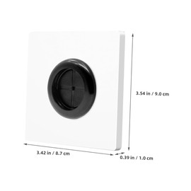 Tofficu 5Pcs Wall Cable Management Brush Wall Plate with Rubber Grommet Flexible Cable Outlet Cover for Tv and Sound System Compact Design for Easy Installation and Organization