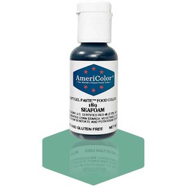 AmeriColor, Seafoam, 0.75 Ounce Bottle, Soft Gel Paste Food Color