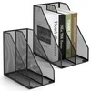 Carperipher Metal Mesh Magazine File Holder, 2 Pcs Desk Document