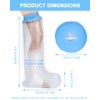 1 Pack Waterproof Lower Leg Cast Cover for Shower and
