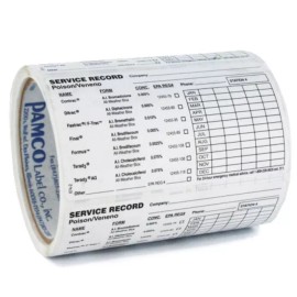 Protecta Baiting Station Service Labels ( Roll of 100 ) Baiting Station Labels