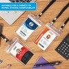 Patelai 120 Pcs 3 x 5 Inch Large Clear ID