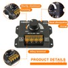 HUAREW LED Light Strip Dimmer,DC 12V-24V 30A PWM Dimming Controller