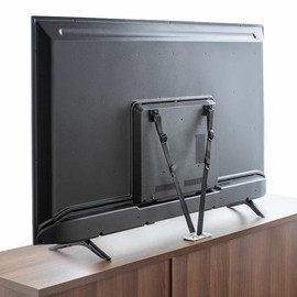 Sanwa Direct 200-QL017 Television Fall Prevention Belt, VESA Mounting, Double-Sided Tape Attachment, Compatible With Televisions Up To 65 inches, Withstands Earthquakes Up To Magnitude 6, Wall Mount