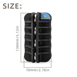 Flylin Handheld Pipe Straightener, Brake Line Straightener Pipe Straightener for Steel/Aluminium/Copper Pipe Brake Lines Roll Goods, Handy Pipe Straightener Hoses Coiled for Brake and Power (1/4 Inch)