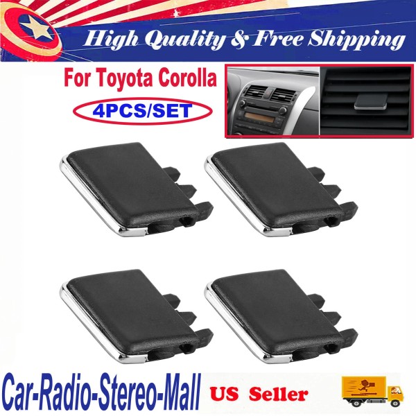 car-radio-stereo-mall 4X PROFESSIONAL CAR FRONT CENTER AC VENT AIR CONDITIONING