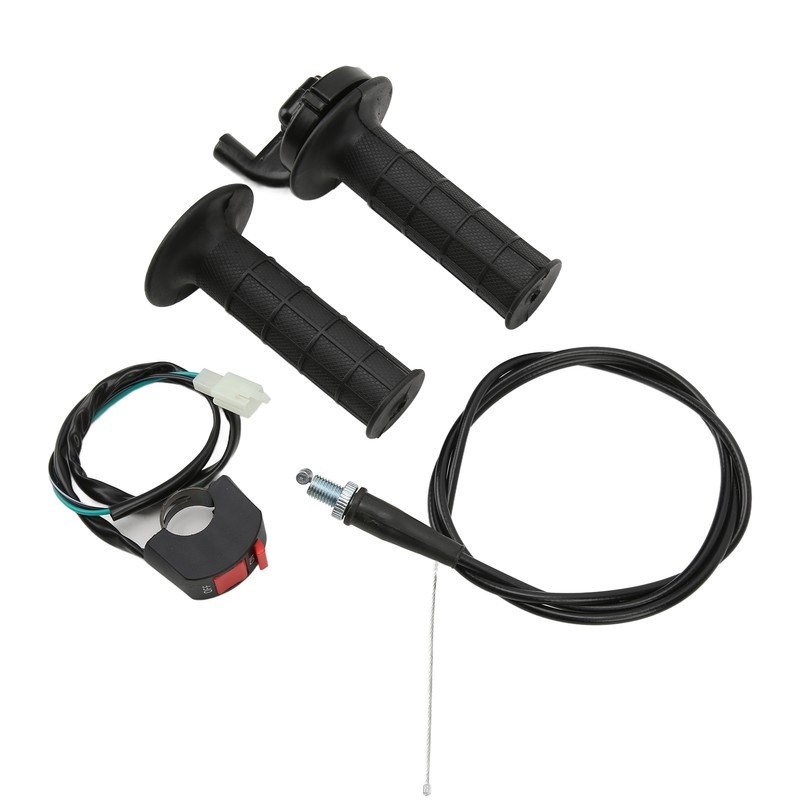 7/8in Twist Throttle Grip with Cable Kill On Off Switch