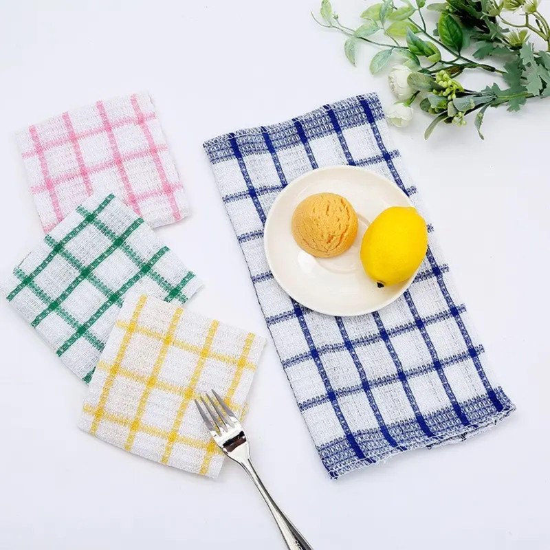 Cotton Kitchen Tea Towel Set – 9 Pcs Set, 50