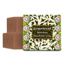 Greenwich Bay Mini Botanical Soap Bars – 12 Pack 1.9 oz Each – Individually Wrapped Guest Soaps for Airbnb, Spa, Travel, Bath – Travel Size Bar Soap Set, Gingerbread
