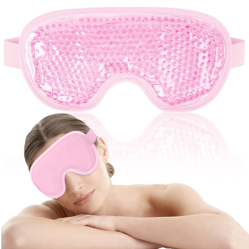 Antifaz de Gel para Ojos Frío y Caliente para Dormir