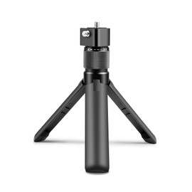 PULUZ Small Tripod for Insta360 X3 X4,Mini Desktop Tripod for Camera, Tripod Handle with Two 1/4 Screws for Gopro Hero 12 11 10 9 8 7 6 5 and Other Action Camera