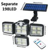 Solar Motion Sensor Wall Light for Outdoor Use – Adjustable