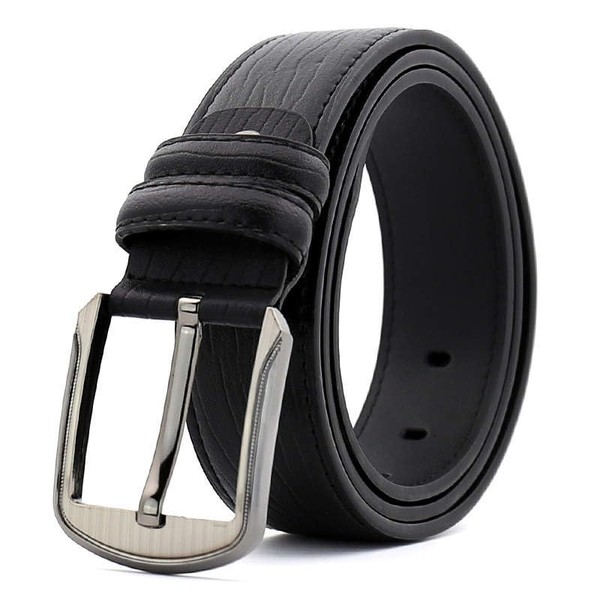 Rawa Leather Belt with Pin Buckle, Durable, Comfortable, for Casual,