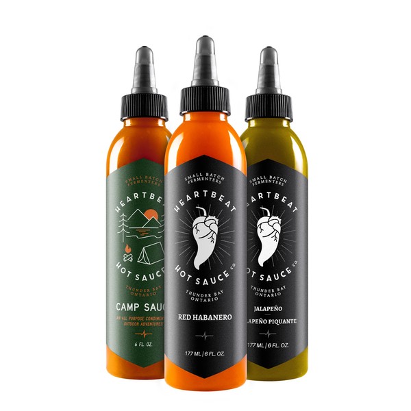 Heartbeat Hot Sauce Co. | Classic Variety Pack 6oz 3pk