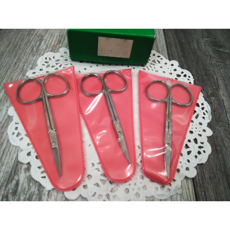 Hoffritz VTG Hoffritz Scissors Curved NAIL GROOMING 3.5" ( 3PK