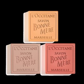 L'Occitane En Provence Bonne Mere Pure Vegetable Soap 3X3.5 oz NIB 72%  Nat Oils