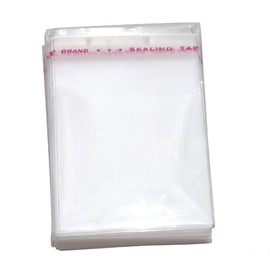 LonlyEagle 200 Pcs 3"x5" Self Sealing Cellophane Bags，Clear Cellophane Cello Bags，Fit 3"x5" Inch Cards Photos，Envelopes Candy，Self Adhesive for Packaging Gifts,Cookies