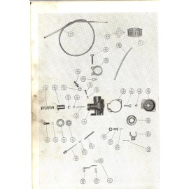 Cal's Gaskets TOHATSU 50cc, Motorcycle FLOAT BOWL Gaskets-Set of 2.'61-'65 Trailmaster.(T50-5)