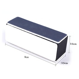 Baluue 3pcs Way Nail Shiner Sponge Versatile Sanding Blocks for Natural False Nails Professional Manicure Tool for Salon Home Use