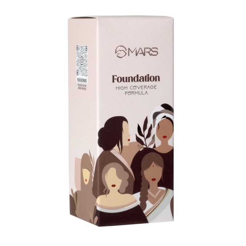 MARS High Coverage Liquid Matte Foundation | Blemish Free &