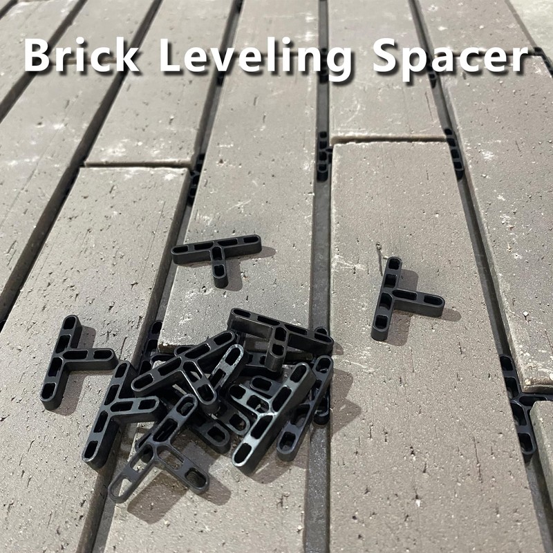 100-Pack 1/4" Plastic Spacers for Tile & Brick Non-Slip Masonry