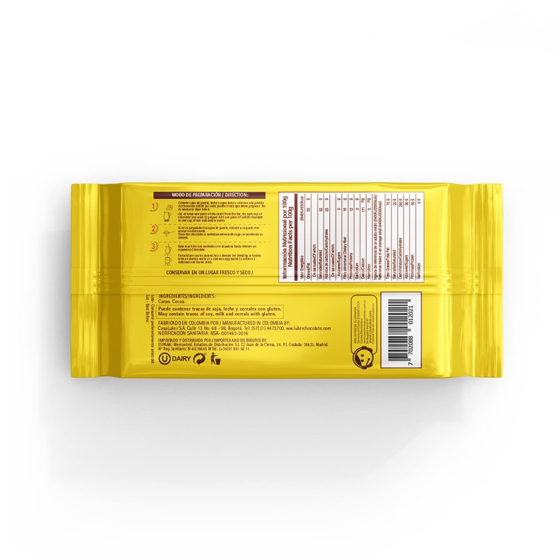 LUKER Chocolate Sugar Free 250 Grs (2 Pack)