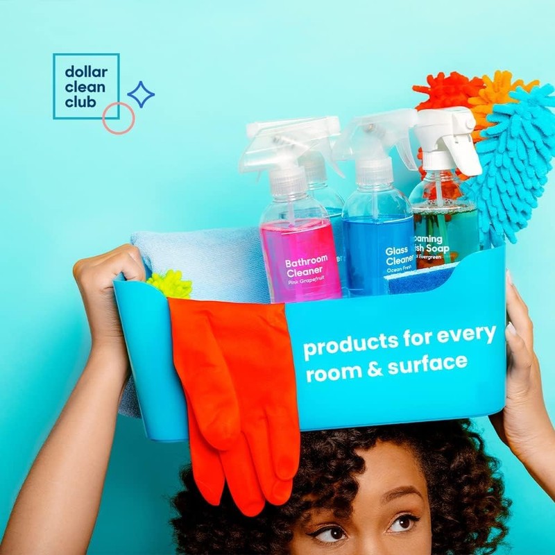 DOLLAR CLEAN CLUB Complete Home Cleaning 15 Pack Kit, Kitchen,