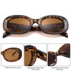 Pro Acme Trendy Oval Sunglasses,Retro Chunky Thick Frame UV400 Protection