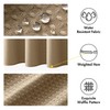 MIULEE Extra Long Waffle Weave Shower Bath Curtain 84 Inch