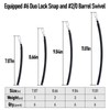 Dr.Fish 6 Pack Dragging Weights for Catfishing Trolling, Drifting Dragging