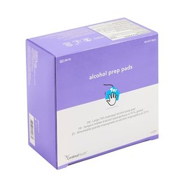 Cardinal Health MW-APL - Almohadilla de preparación de alcohol isopropílico al 70% empaquetada individualmente, 3.5 x 1.8 in, almohadilla no tejida, a