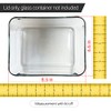 Replacement Lids fits Pyrex 6-Cup Glass Food Storage Container Bowls,