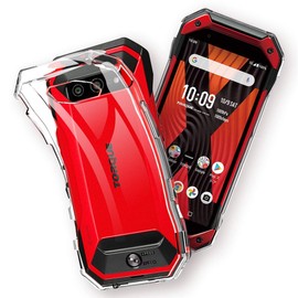 TORQUE 5G KYG01 Case, ZXZone, Kyocera TORQUE 5G, Clear, Soft Cover, Transparent TPU, Thin, Fingerprint Prevention, Yellowing Prevention, Fall Prevention, Safe Protection, Lightweight, Full Protective Cover (TORQUE 5G Case, Clear)