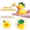 CoFuBcad Finger Rubber Duck Car Dashboard Decorations Duck Car Ornaments