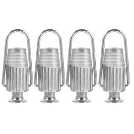 TOPBATHY tendedero de Metal para poleas y líneas de Ropa fijas, 4 Unidades