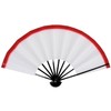 Aidata Mai Fan, 9.0 inches (5 minutes), Black Lacquer, White