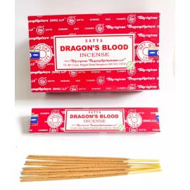 Satya Dragons Blood Incense Sticks - Pick 15-30-45-90-18 - 1 box = 15 grams