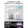 Elecom EC-AC8565WH Charger, 65 W, USB PD Compatible, Small, Type-C