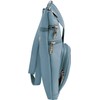 Roma Leathers Auténtico bolso cruzado XL, multibolsillo, correa ajustable, XL,