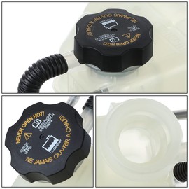 DNA MOTORING OEM-RT-GM3014140 OE Style Coolant Overflow Reservoir Tank w/Cap Compatible with 05-06 Pontiac G6 / 04-06 Malibu Fits Models with Fluid Level Sensor