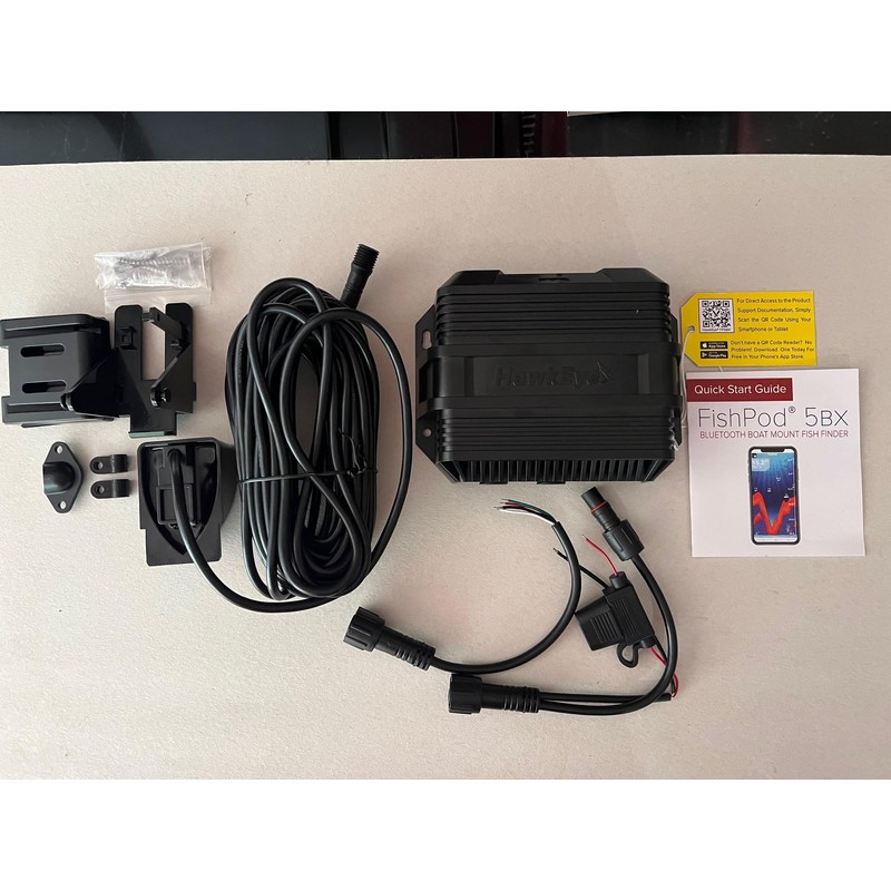 FISHPOD 10BX Boat Mount Bluetooth Fish Finder with AI Technology