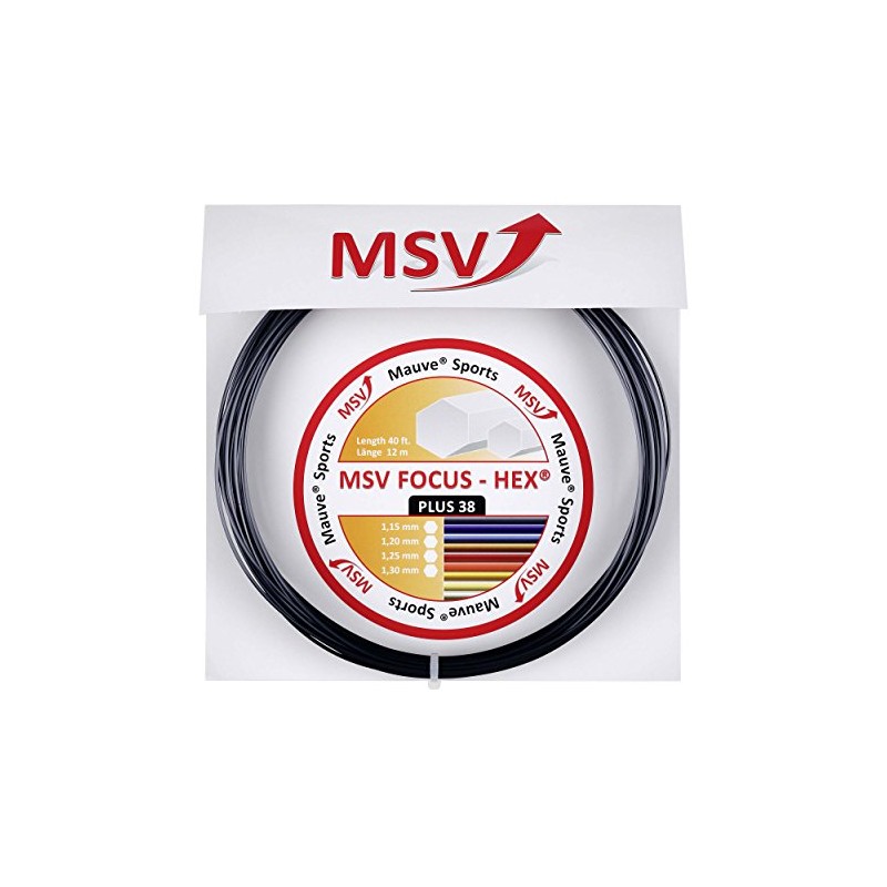 MSV Focus-Hex Plus String Set - Black, 1.25 Mm/12 M