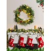 Brightown Christmas Garland with Lights, 6 Ft LED Battery Operated