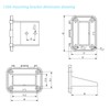 120 A Flush-Mounted Mounting Frame with Cover, Compatible with Anderson