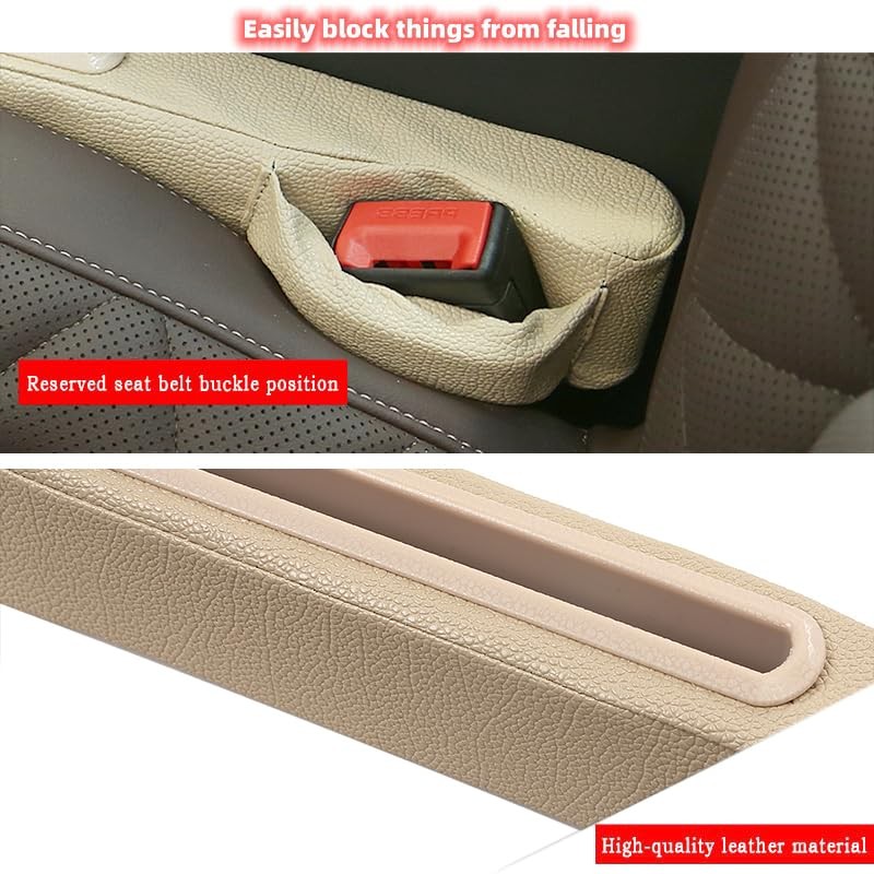 RAKSONIC 2 Pack Car Seat Gap Filler with Storage Box,Car