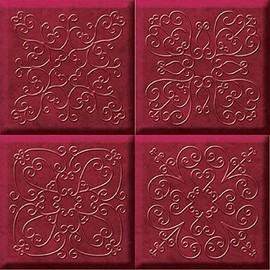 IdeaStix Florentine TileStix - Original Premium 4-Piece Peel and Stick Tile Squares - Washable and Removable - Heat and Water Resistant