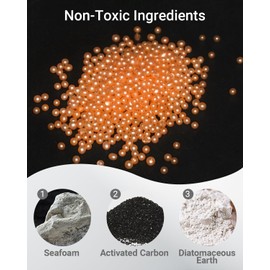 14 Pcs Cat Litter Box Deodorizer Refills Compatible with Whisker OdorTrap Pod/Litter Robot 3 Accessories/Litter Robot 4 Filter, Eliminates Odors, Litter Box Odor Eliminator (Peach Flavor)