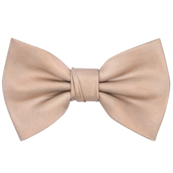 OCIA Mens Pre-tied Solid Bowtie Adjustable Formal Tuxedo Bow Tie