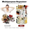 360 Rotating Makeup Organizer for Vanity Adjustable Cosmetic Display Case